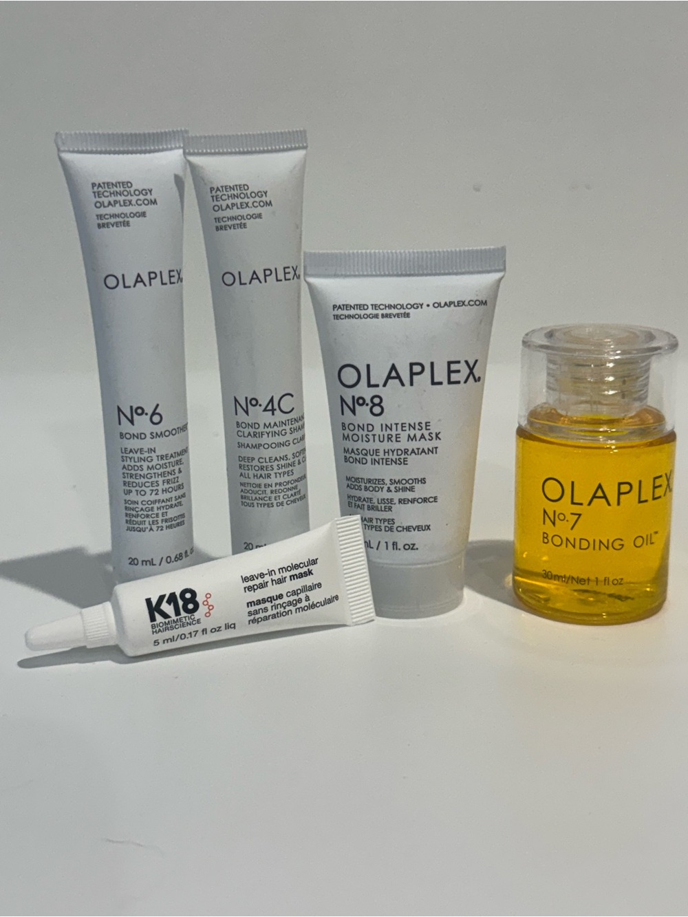 Olaplex Hair Bundle full size oil and travels size and k18 travel NEW